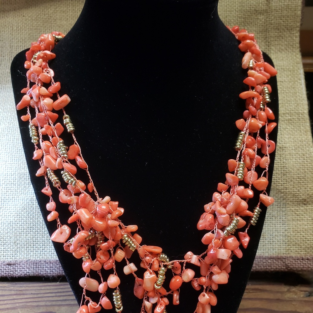 Kenneth Cole New York Red Stone Necklace